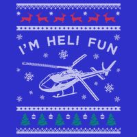 Helicopter Ugly Christmas Great Gift Fun Xmas Heli Gift Womens Tank Top