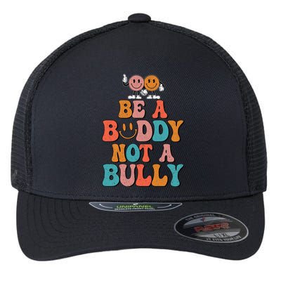 Hippie Unity Day Be A Buddy Not A Bully Anti Bullying Flexfit Unipanel Trucker Cap