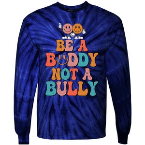 Hippie Unity Day Be A Buddy Not A Bully Anti Bullying Tie-Dye Long Sleeve Shirt