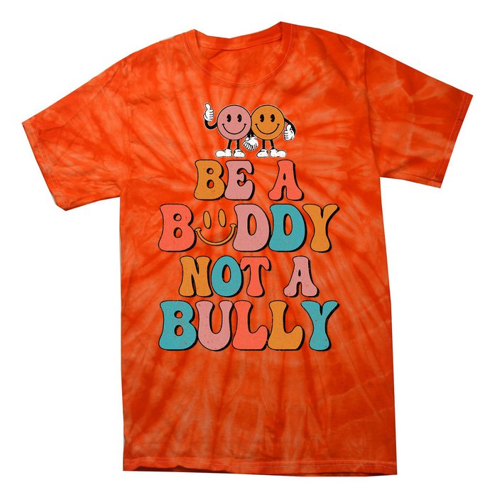 Hippie Unity Day Be A Buddy Not A Bully Anti Bullying Tie-Dye T-Shirt