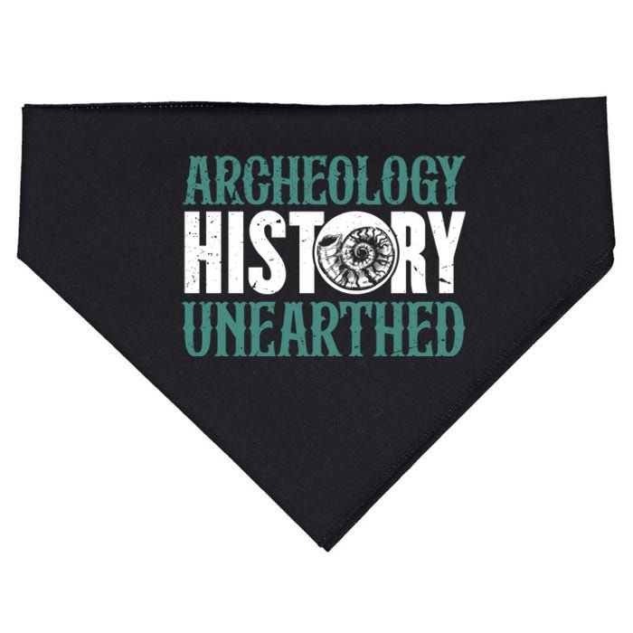 History Unearthed Dig Archeologist Archeology USA-Made Doggie Bandana