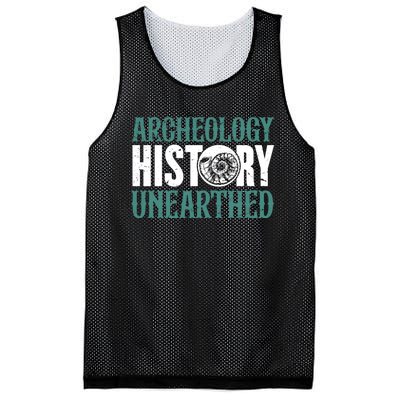 History Unearthed Dig Archeologist Archeology Mesh Reversible Basketball Jersey Tank