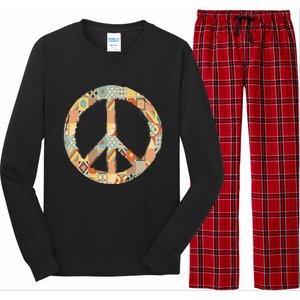 Hippie Unity Day Peace Gift Long Sleeve Pajama Set