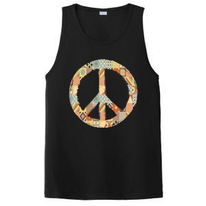 Hippie Unity Day Peace Gift PosiCharge Competitor Tank