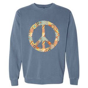 Hippie Unity Day Peace Gift Garment-Dyed Sweatshirt