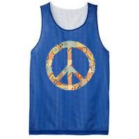 Hippie Unity Day Peace Gift Mesh Reversible Basketball Jersey Tank