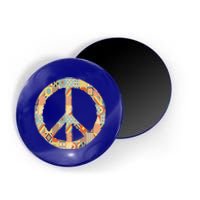 Hippie Unity Day Peace Gift Magnet