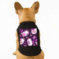 Happy Unicorn Dessert Lover Pattern Doggie Tank