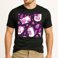 Happy Unicorn Dessert Lover Pattern Performance Shirt