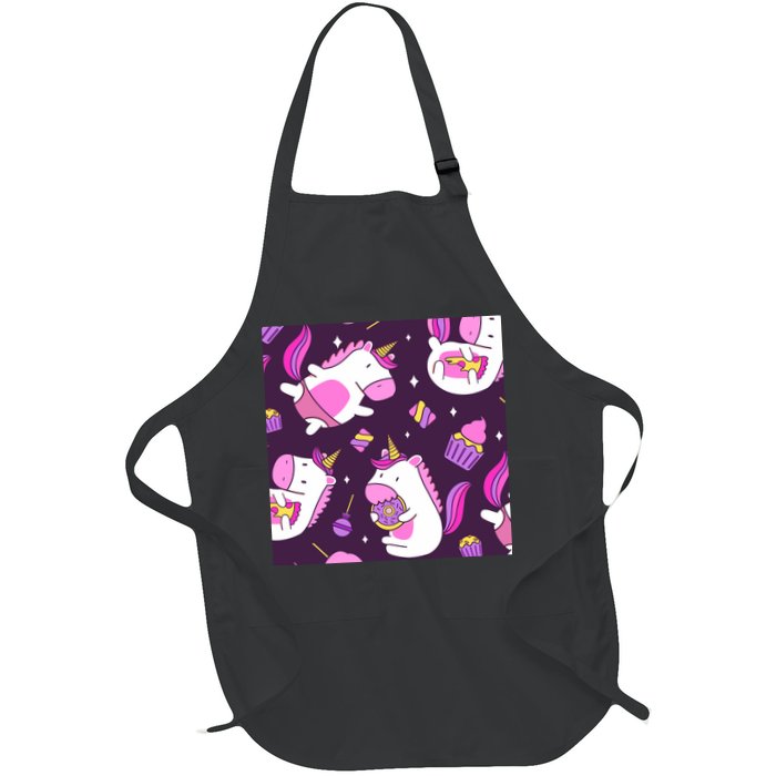 Happy Unicorn Dessert Lover Pattern Apron