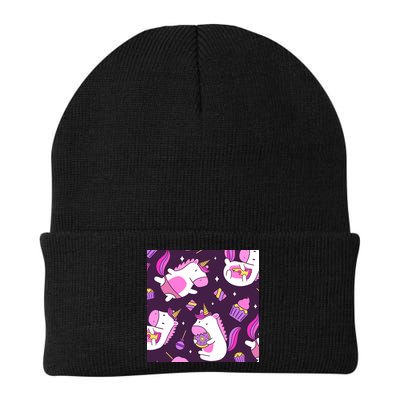 Happy Unicorn Dessert Lover Pattern Beanie