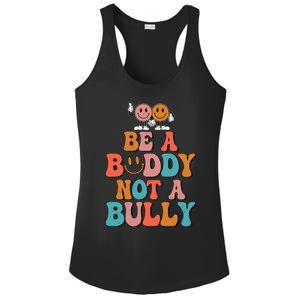 Hippie Unity Day Be A Buddy Not A Bully Anti Bullying Ladies PosiCharge Competitor Racerback Tank