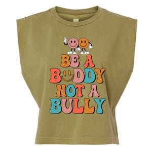 Hippie Unity Day Be A Buddy Not A Bully Anti Bullying Garment-Dyed Women's Muscle Tee