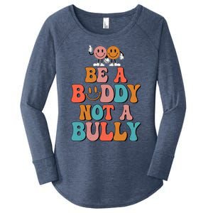 Hippie Unity Day Be A Buddy Not A Bully Anti Bullying Women's Perfect Tri Tunic Long Sleeve Shirt