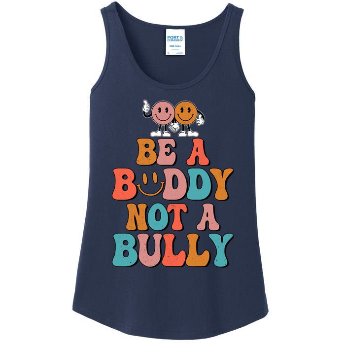 Hippie Unity Day Be A Buddy Not A Bully Anti Bullying Ladies Essential Tank