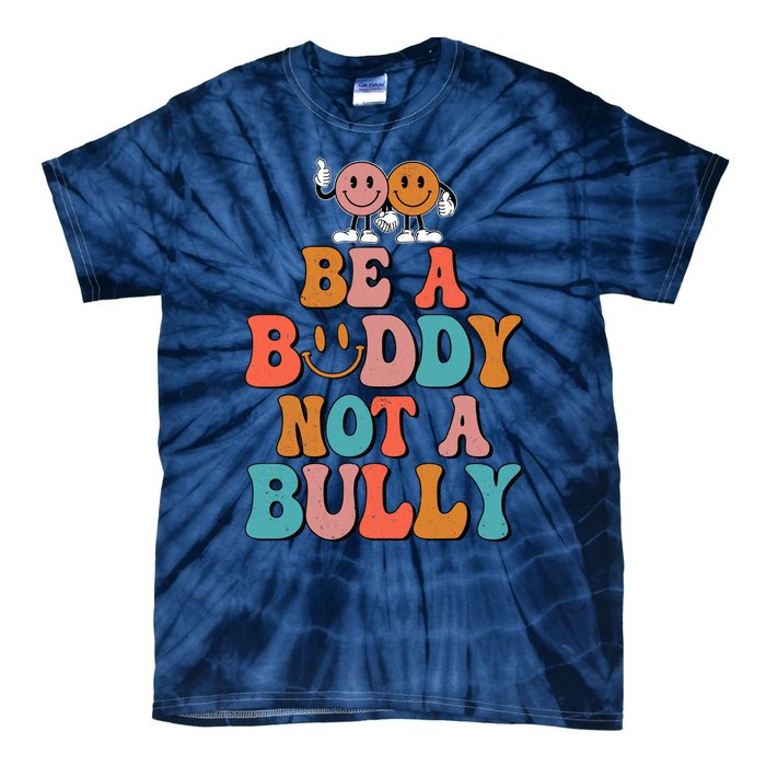 Hippie Unity Day Be A Buddy Not A Bully Anti Bullying Tie-Dye T-Shirt