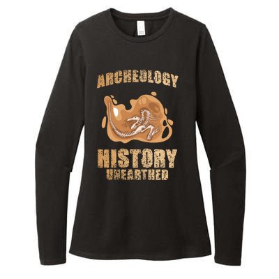 History Unearthed Dig Archeologist Archeology Womens CVC Long Sleeve Shirt