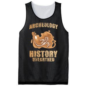 History Unearthed Dig Archeologist Archeology Mesh Reversible Basketball Jersey Tank