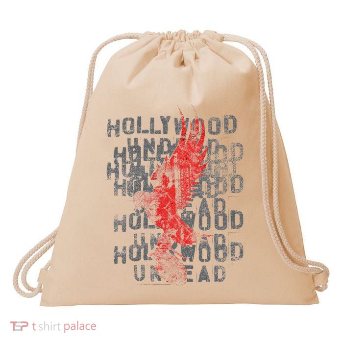 Hollywood Undead Dove Stack Drawstring Bag
