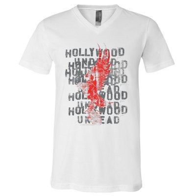 Hollywood Undead Dove Stack V-Neck T-Shirt