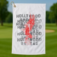 Hollywood Undead Dove Stack Golf Towel
