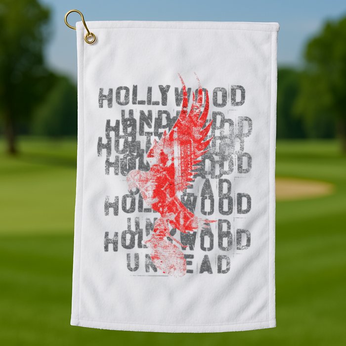 Hollywood Undead Dove Stack Golf Towel