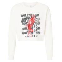 Hollywood Undead Dove Stack Cropped Pullover Crew
