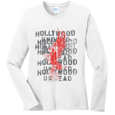Hollywood Undead Dove Stack Ladies Long Sleeve Shirt