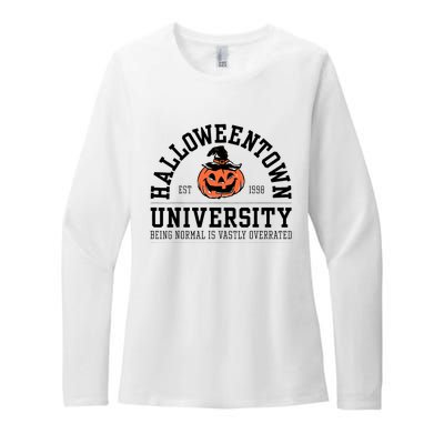 HalloweenTown University Est 1998 Pumpkin Halloween Womens CVC Long Sleeve Shirt