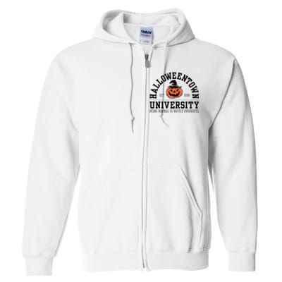 HalloweenTown University Est 1998 Pumpkin Halloween Full Zip Hoodie