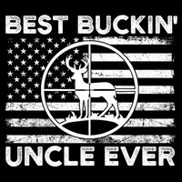 Hunting Uncle Elk Deer Hunter Best Buckin Uncle Ever Gift Cooling Performance Crew T-Shirt