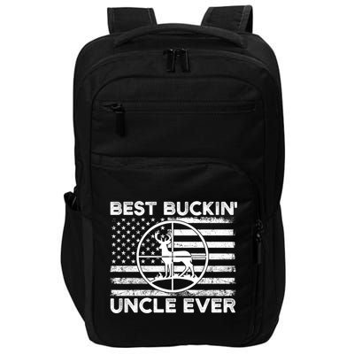 Hunting Uncle Elk Deer Hunter Best Buckin Uncle Ever Gift Impact Tech Backpack