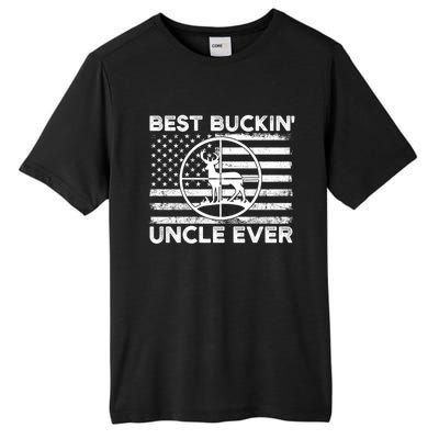 Hunting Uncle Elk Deer Hunter Best Buckin Uncle Ever Gift Tall Fusion ChromaSoft Performance T-Shirt