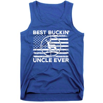 Hunting Uncle Elk Deer Hunter Best Buckin Uncle Ever Gift Tank Top