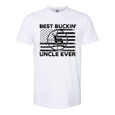 Hunting Uncle Elk Deer Hunter Best Buckin Uncle Ever Gift Softstyle® CVC T-Shirt