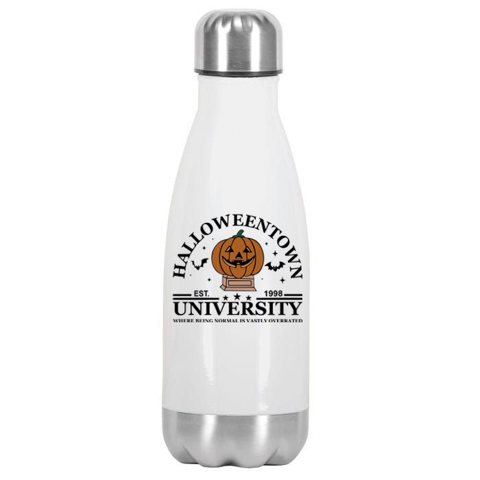 Halloweentown University EST 1998 Where Being Normal Is Vastly Overrated Stainless Steel Insulated Water Bottle