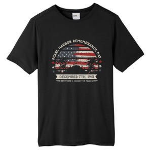 Hawaii Usa Flag Pearl Harbor Memorial Day Tall Fusion ChromaSoft Performance T-Shirt