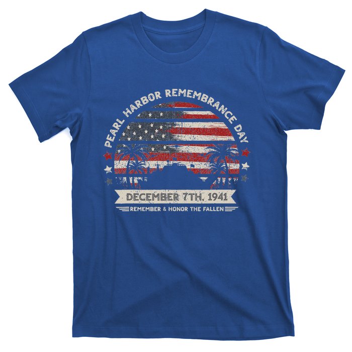 Hawaii Usa Flag Pearl Harbor Memorial Day T-Shirt