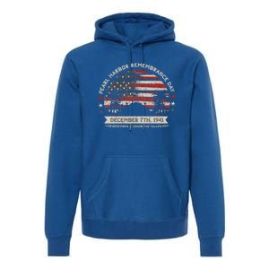 Hawaii Usa Flag Pearl Harbor Memorial Day Premium Hoodie