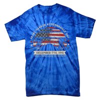 Hawaii Usa Flag Pearl Harbor Memorial Day Tie-Dye T-Shirt