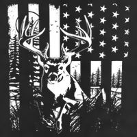 Hunting Us Flag Deer Elk Buck Camoflage Hunter Dad Gift 11oz C Handle Ceramic Mug