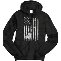 Hunter Usa Flag Hunting Deer Hunt Compound Bow Tie Dye Hoodie