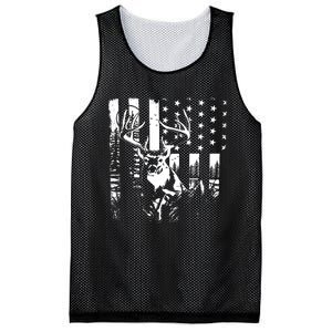 Hunting Us Flag Deer Elk Buck Camoflage Hunter Dad Gift Mesh Reversible Basketball Jersey Tank