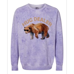 Hug Dealer Gangster Bear Colorblast Crewneck Sweatshirt