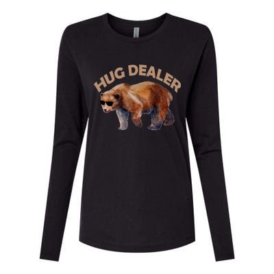 Hug Dealer Gangster Bear Womens Cotton Relaxed Long Sleeve T-Shirt