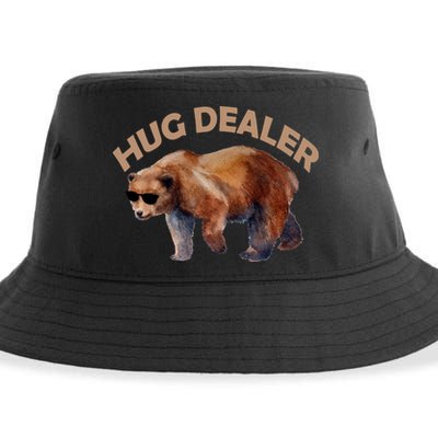 Hug Dealer Gangster Bear Sustainable Bucket Hat
