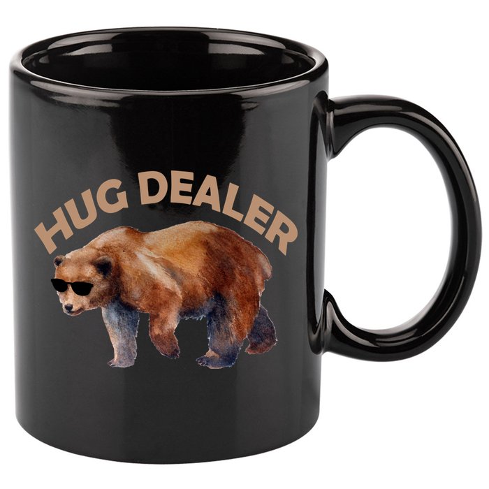 Hug Dealer Gangster Bear 11oz C Handle Ceramic Mug