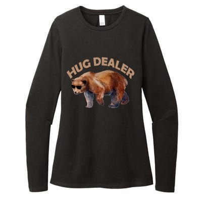 Hug Dealer Gangster Bear Womens CVC Long Sleeve Shirt