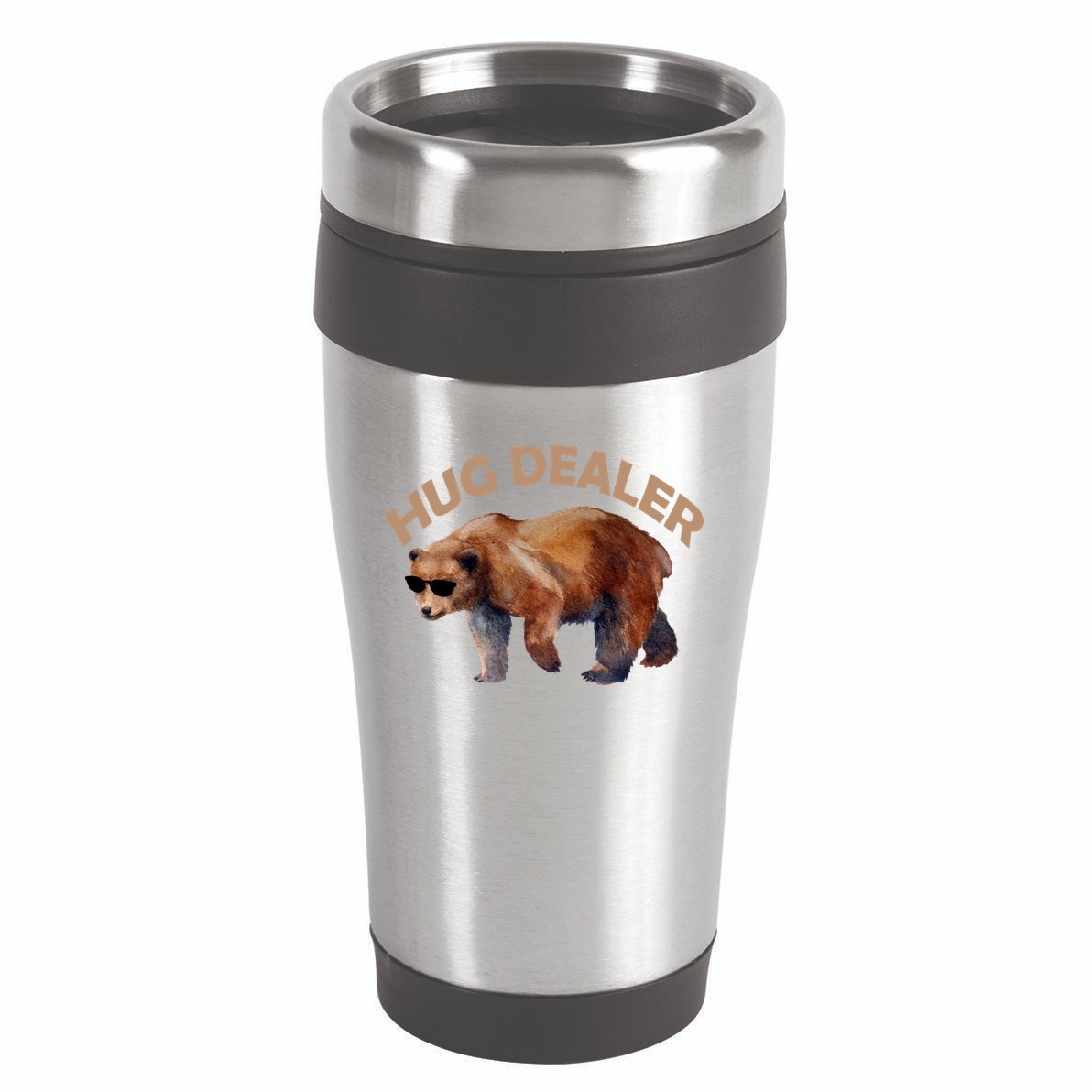 Hug Dealer Gangster Bear 16oz Travel Tumbler