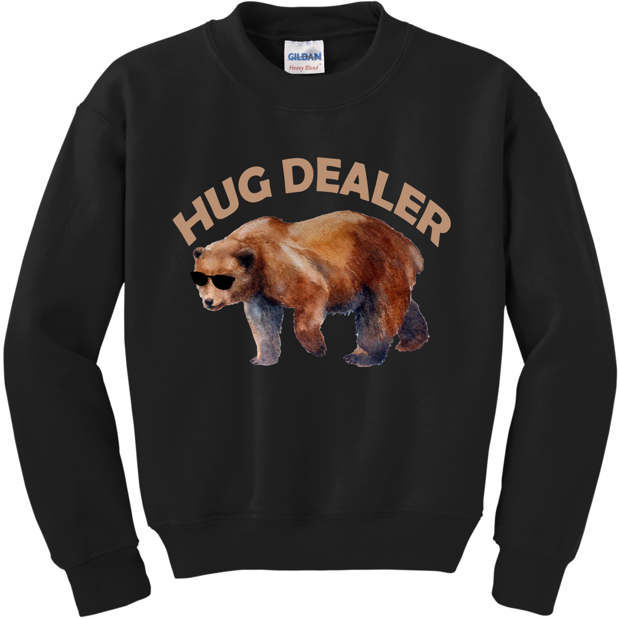Hug Dealer Gangster Bear Kids Sweatshirt
